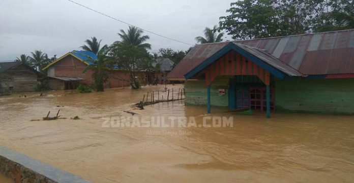 Banjir, Satu TPS di Moramo Utara Terancam Alami Penundaan Pemungutan Suara