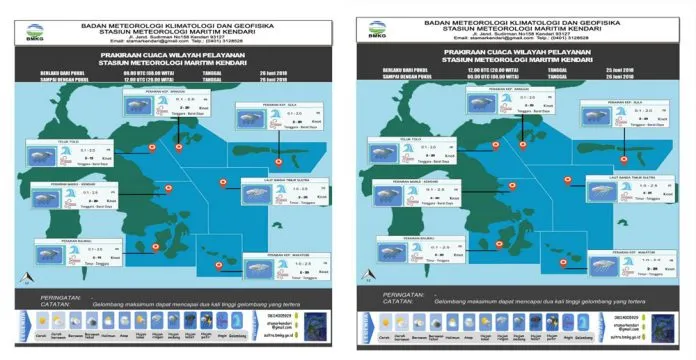 Selain Banjir, BMKG Juga Peringatkan Waspada Gelombang Tinggi di Wilayah Sultra