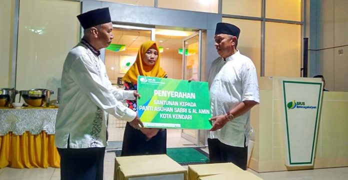 BPJS Ketenagakerjaan Kendari Santuni Anak Yatim Piatu