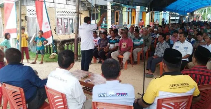 Sambangi Konkep, Hugua Yakinkan Relawannya Tetap Berjuang Menangkan Asrun-Hugua