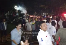 Serukan Kemenangan, Warga Konawe Padati Posko KSK-GTS Serukan Kemenangan, Warga Konawe Padati Posko KSK-GTS