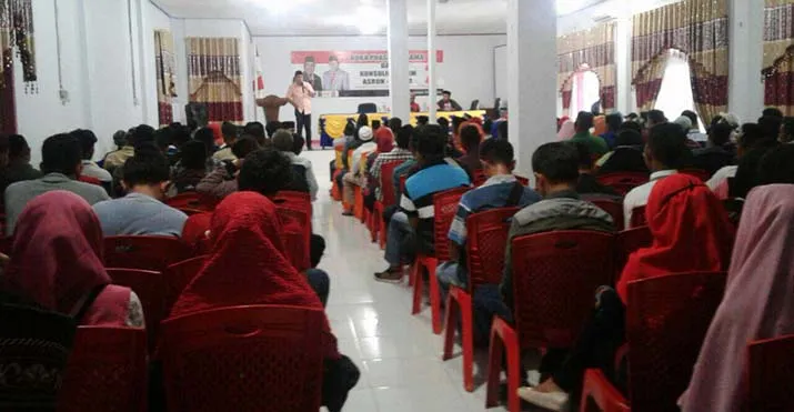 Ratusan Santri Pondok Pesantren di Baubau Belajar Kepemimpinan pada Hugua