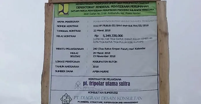 Pembangunan 50 Unit Rumah Nelayan di Buton Terancam Dihentikan