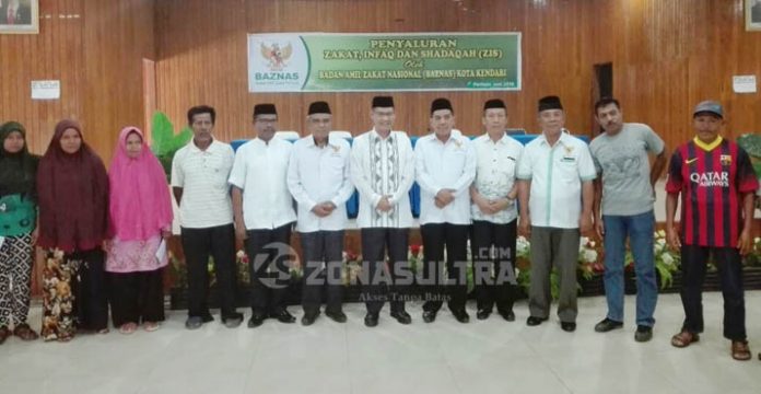 Baznas Kendari Salurkan ZIS untuk 606 Penerima