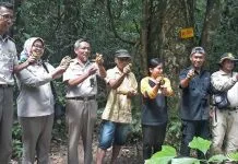 32 Ekor Burung Perkici Dilepasliarkan di Kawasan Hutan Peropa 32 Ekor Burung Perkici Dilepasliarkan di Kawasan Hutan Peropa