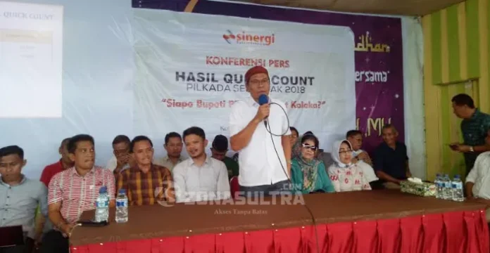 Survei SDI Pilbup Kolaka, SMS Unggul 64,16 Persen