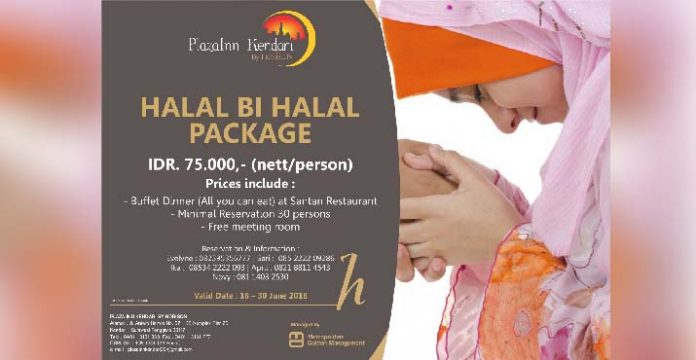 Plazainn Kendari Tawarkan Paket Halal Bi Halal Rp75 Ribu Per Orang