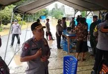 Polda Sultra Dirikan Tenda Darurat Banjir di Wanggu Polda Sultra Dirikan Tenda Darurat Banjir di Wanggu