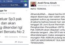 Jubir KPK : Info Soal SP3 Asrun Itu Hoax