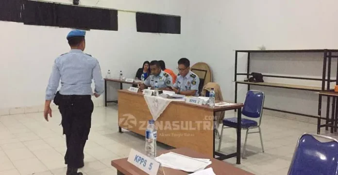 154 Warga Binaan Rutan Kendari Salurkan Hak Suaranya