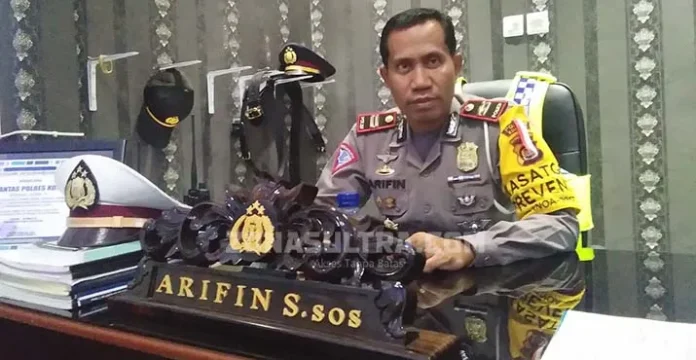 Iptu_Arifin Kepala Satlantas Polres Konawe Iptu Arifin