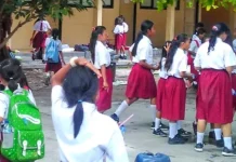 Gempa 2,9 SR Guncang Kendari, Siswa SD Berhamburan Keluar ilustrasi gempa