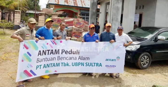 Setelah Kolaka, ANTAM Kembali Bantu Korban Banjir di Koltim