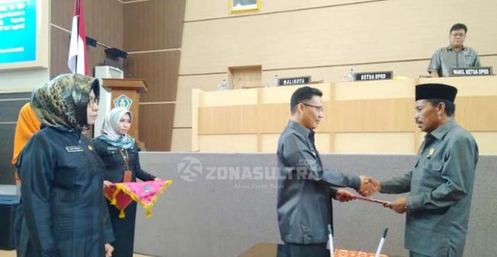 Raperda APBD 2017 Kota Kendari Ditetapkan Jadi Perda