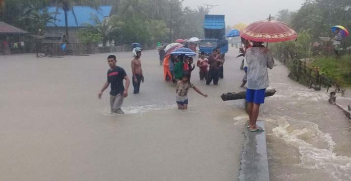 Banjir di Mubar, 20 Rumah Terendam dan Jalan Lingkar Lumpuh Total