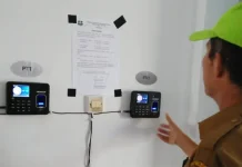 Setda Butur Berlakukan Absen Finger Print Setda Butur Berlakukan Absen Finger Print