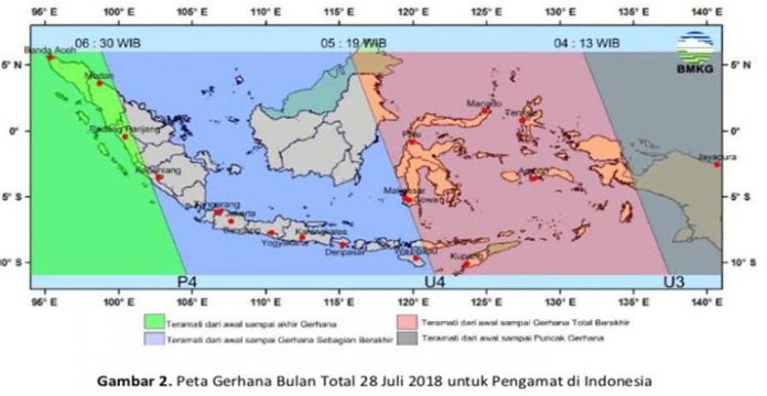 Gerhana Bulan Total 28 Juli Bisa Disaksikan di Sultra