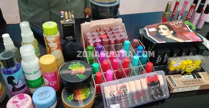 kosmetik_sitaan BPOM Sultra Temukan 1.091 Item Kosmetik Berbahaya