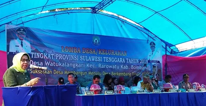 lomba_desa_bombana Desa Watukalangkari Wakili Bombana di Ajang Lomba Desa Tingkat Provinsi