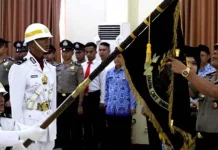 Tradisi Pencucian Pataka, Kapolda Sultra Berpesan Polisi Jaga Komitmen Tradisi Pencucian Pataka, Kapolda Sultra Berpesan Polisi Jaga Komitmen