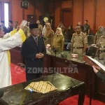 Pj Gubernur Lantik Pejabat Fungsional BPSDM dan Serahkan SK Plt Tiga Kepala Dinas Pj Gubernur Lantik Pejabat Fungsional BPSDM dan Serahkan SK Plt Tiga Kepala Dinas