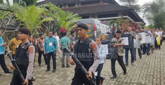 pleno pilgub sultra Polda Terjunkan 473 Personel, Pengamanan Pleno KPU Dibagi Tiga Ring
