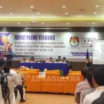 Buka Rapat Pleno, Ketua KPU Sultra: PSU Jangan Disoalkan Buka Rapat Pleno, Ketua KPU Sultra: PSU Jangan Disoalkan