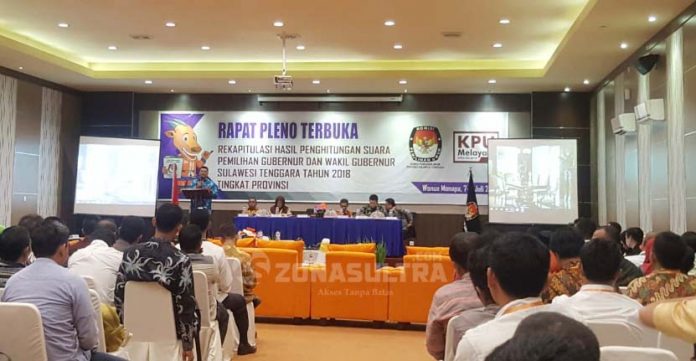 Buka Rapat Pleno, Ketua KPU Sultra: PSU Jangan Disoalkan