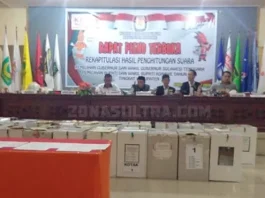 Hasil Pleno KPU Tetapkan Pasangan KSK-GTS Pemenang Pilkada Konawe Hasil Pleno KPU Tetapkan Pasangan KSK-GTS Pemenang Pilkada Konawe