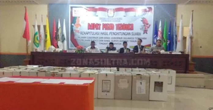 Hasil Pleno KPU Tetapkan Pasangan KSK-GTS Pemenang Pilkada Konawe