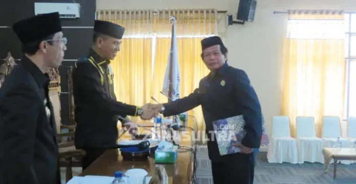 rapat 1 Delapan Fraksi di DPRD Setuju Raperda LKP Konsel Tahun 2017 Dibahas
