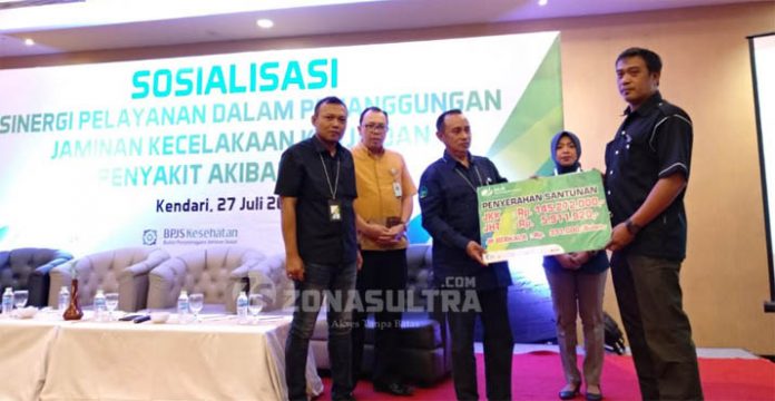 Meninggal, Satu Karyawan PT SMI Dapat Santuann BPJS Ketenagakerjaan