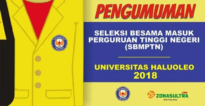 pengumuman sbmptn uho 2018