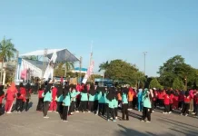 Ratusan Peserta JKN-KIS Semarakkan Senam Sehat Kolosal 18.8.18 Ratusan Peserta JKN-KIS Semarakkan Senam Sehat Kolosal 18.8.18