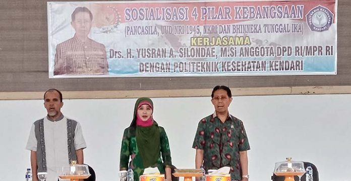 MPR RI Sosialisasi 4 Pilar di Poltekkes Kendari