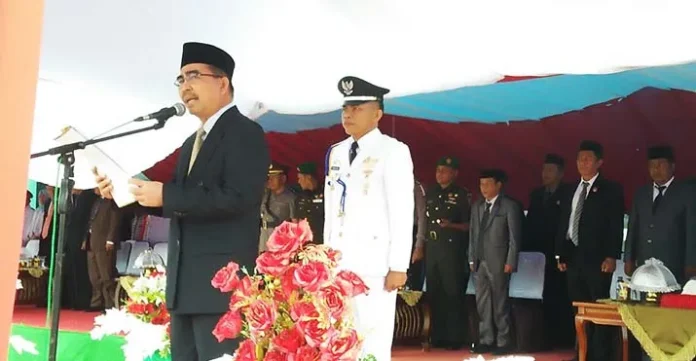 upacara_hut_butur Pemkab Butur Peringati HUT ke-11