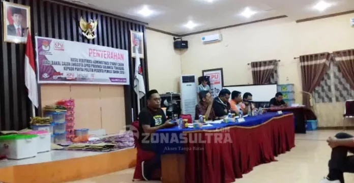 Verifikasi KPU Sultra, Semua Parpol Masih Harus Perbaiki Berkas Bacaleg