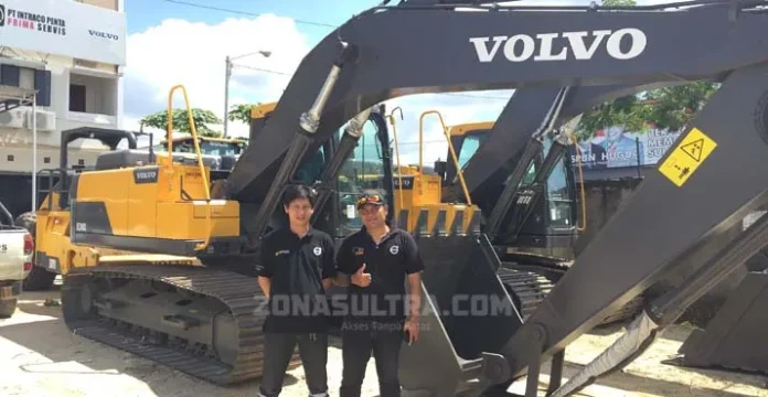 Dealer Volvo Kendari Optimis Penjualan Alat Berat Lampaui Target