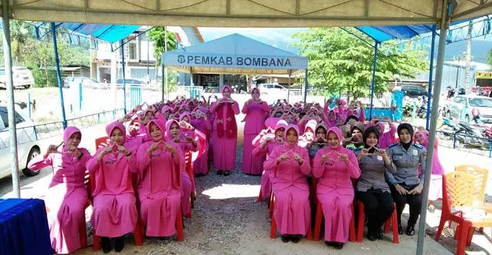 Bhayangkari Bombana Gelar Pemeriksaan Kanker Serviks