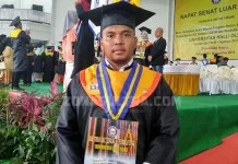 Wisudawan Terbaik UHO Raih IPK 3,88 Muhammad Sabarno Akbar