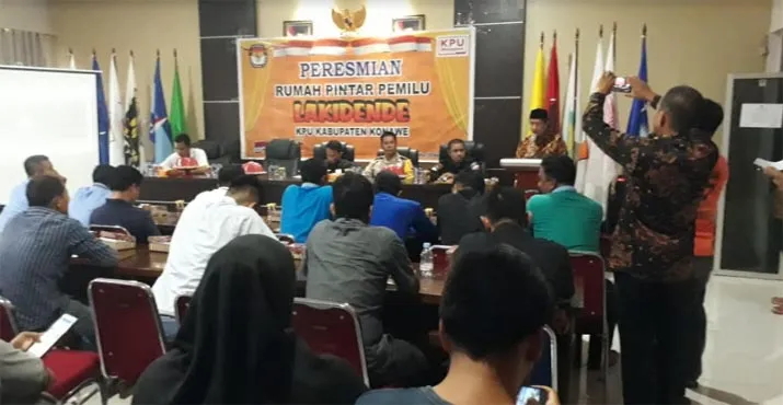 Tingkatkan Kesadaran Pemilih, KPU Konawe Resmikan Rumah Pintar Pemilu