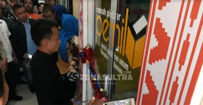 Tingkatkan Kesadaran Pemilih, KPU Konawe Resmikan Rumah Pintar Pemilu