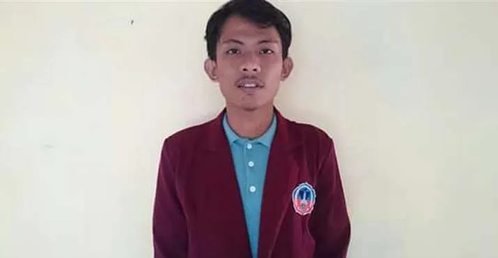 Sahrial, salah seorang pengurua Organisasi Kemahasiswaan Himpunan Pemuda Pelajar Mahasiswa Kolaka Utara (Hippermaku) cabang Kolaka