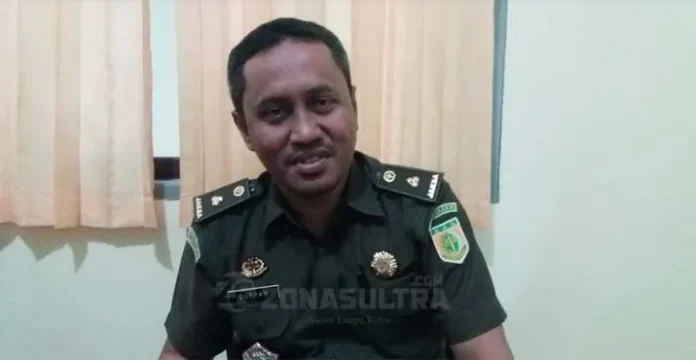 Kepala Seksi (Kasi) Intelejen Kejari Raha, La Ode Abdul Sofyan