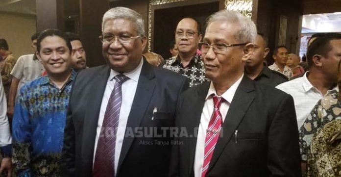 Pleno Penetapan Gubernur Terpilih, Ali Mazi Ingat Kenangan Lama Bersama Hugua