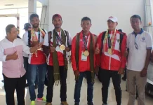 Pulang Kampung, Peraih Emas Asian Games Diarak Keliling Wakatobi Pulang Kampung, Peraih Emas Asian Games Diarak Keliling Wakatobi