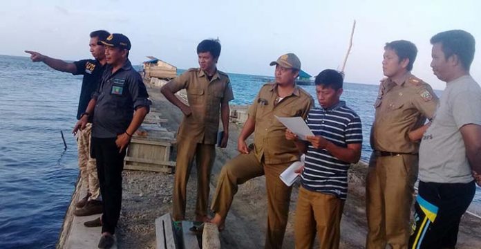 DKP Konut Periksa Fisik Bagan Apung Nelayan