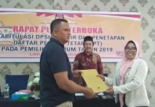 DPT Pemilu 2019 di Kolut Berjumlah 91.252 DPT Pemilu 2019 di Kolut Berjumlah 91.252