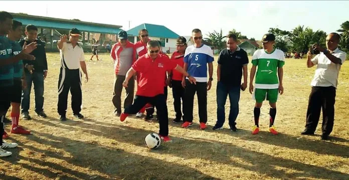 Liga Eksebisi Futsal FJB Dimulai, Tim Koramil dan Polsek Kulisusu Unggul