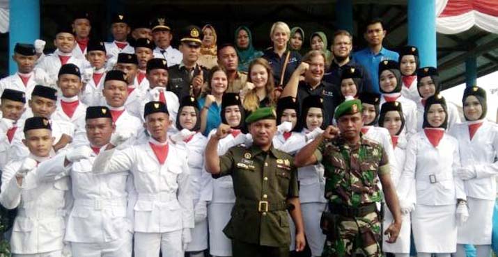 Lima Warga Jerman Terkesima Saksikan Upacara HUT RI di Konawe